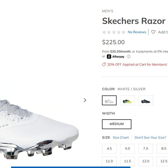 Skechers Razor 1.5 Elite FG Soccer Cleats – Size 5.5 - NEW - ONLY WORN IN HOUSE - Picture 2 of 8